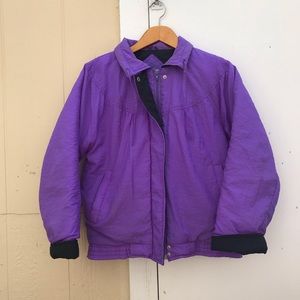 Vintage Westside Purple Puffer Jacket